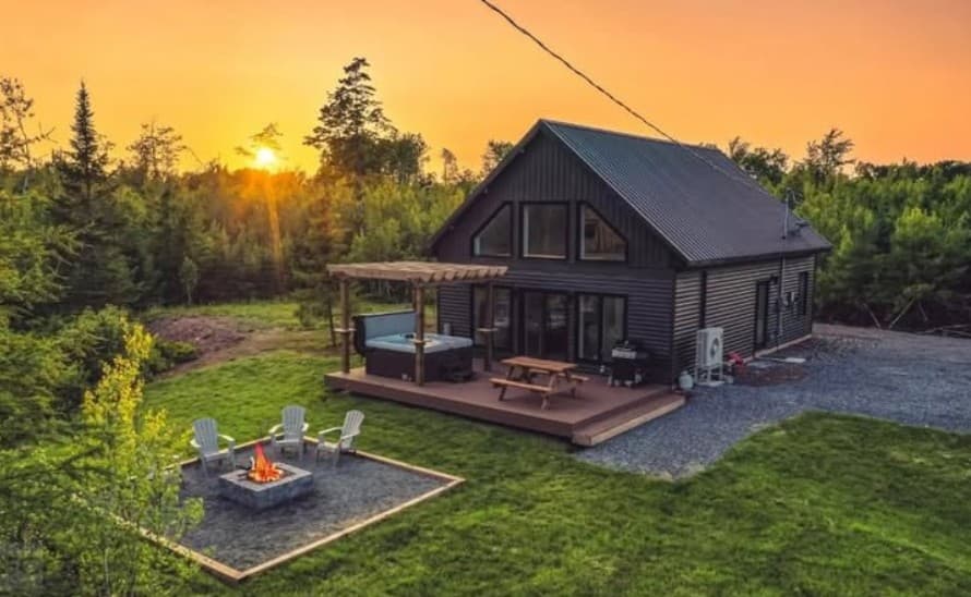 Modern Home — Dark Siding & Cedar — Son of a Builder, Colchester County, NS