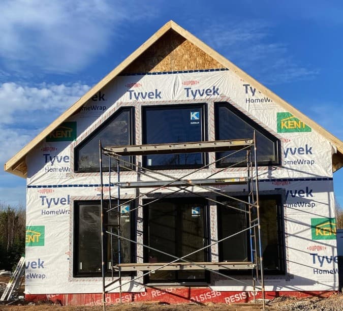 New Home — Framing Stage — Son of a Builder, Colchester County, NS
